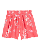 Kid Floral Flowy Pull-On Shorts, image 2 of 4 slides