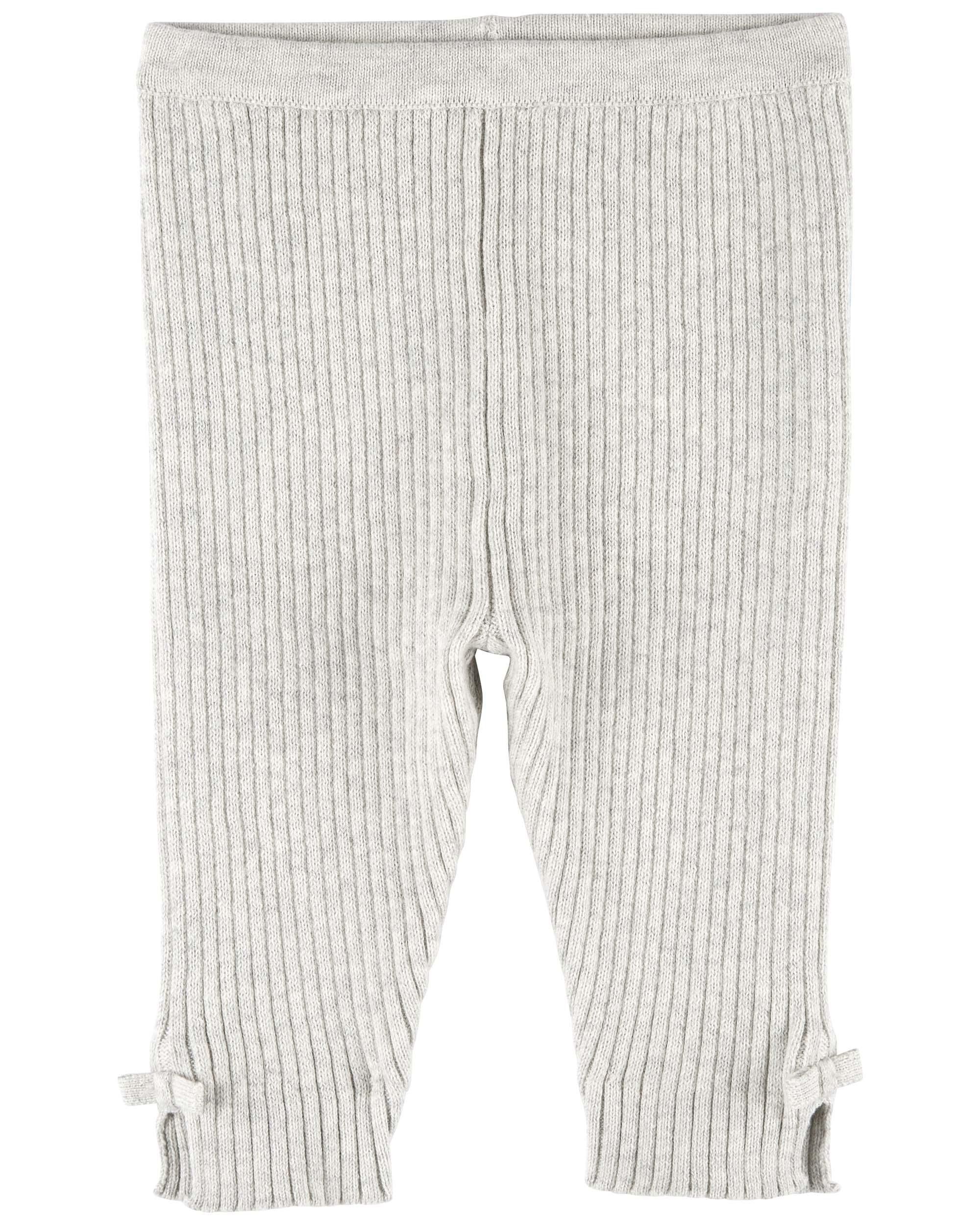 Heather Gray Bebe Legging Cotele A Ourlet Fendu Carter s Oshkosh Canada