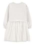Kid Long-Sleeve Fleece Dress, image 2 of 4 slides
