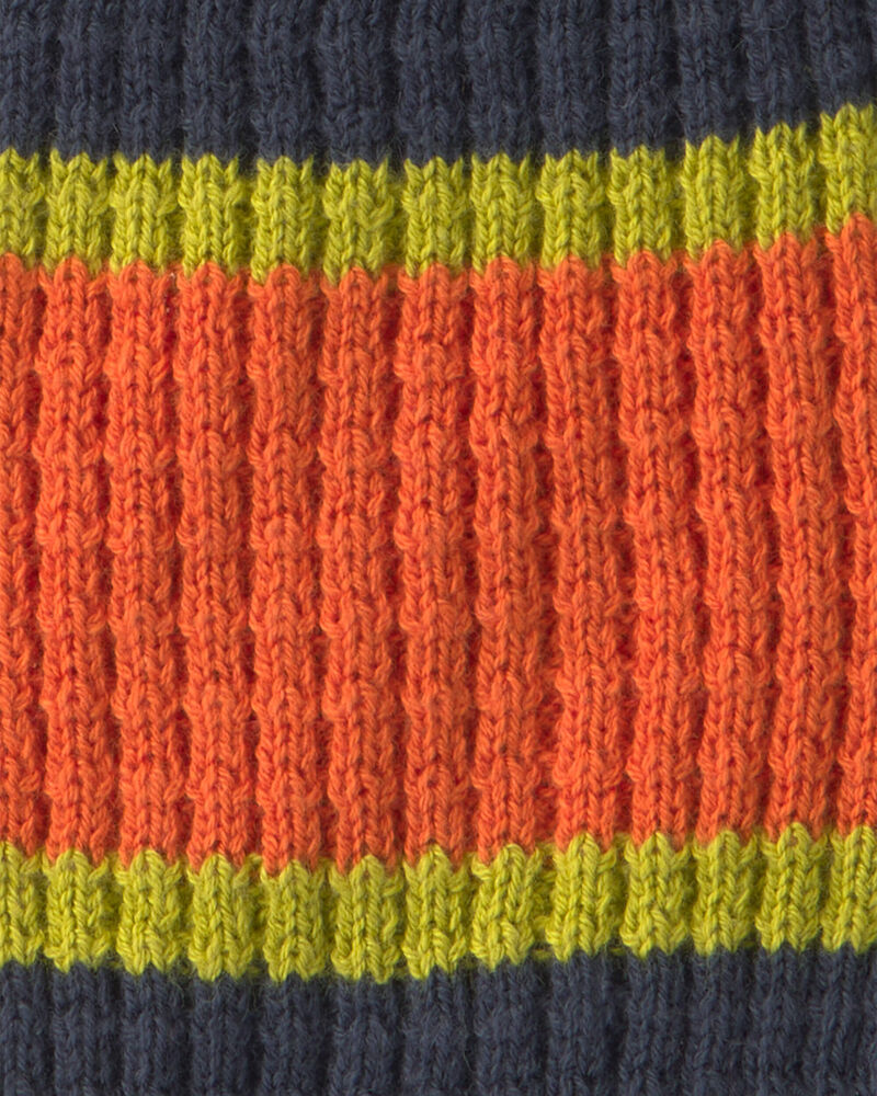 Boys Kombi Waffle Beanie - Grey, image 2 of 2 slides