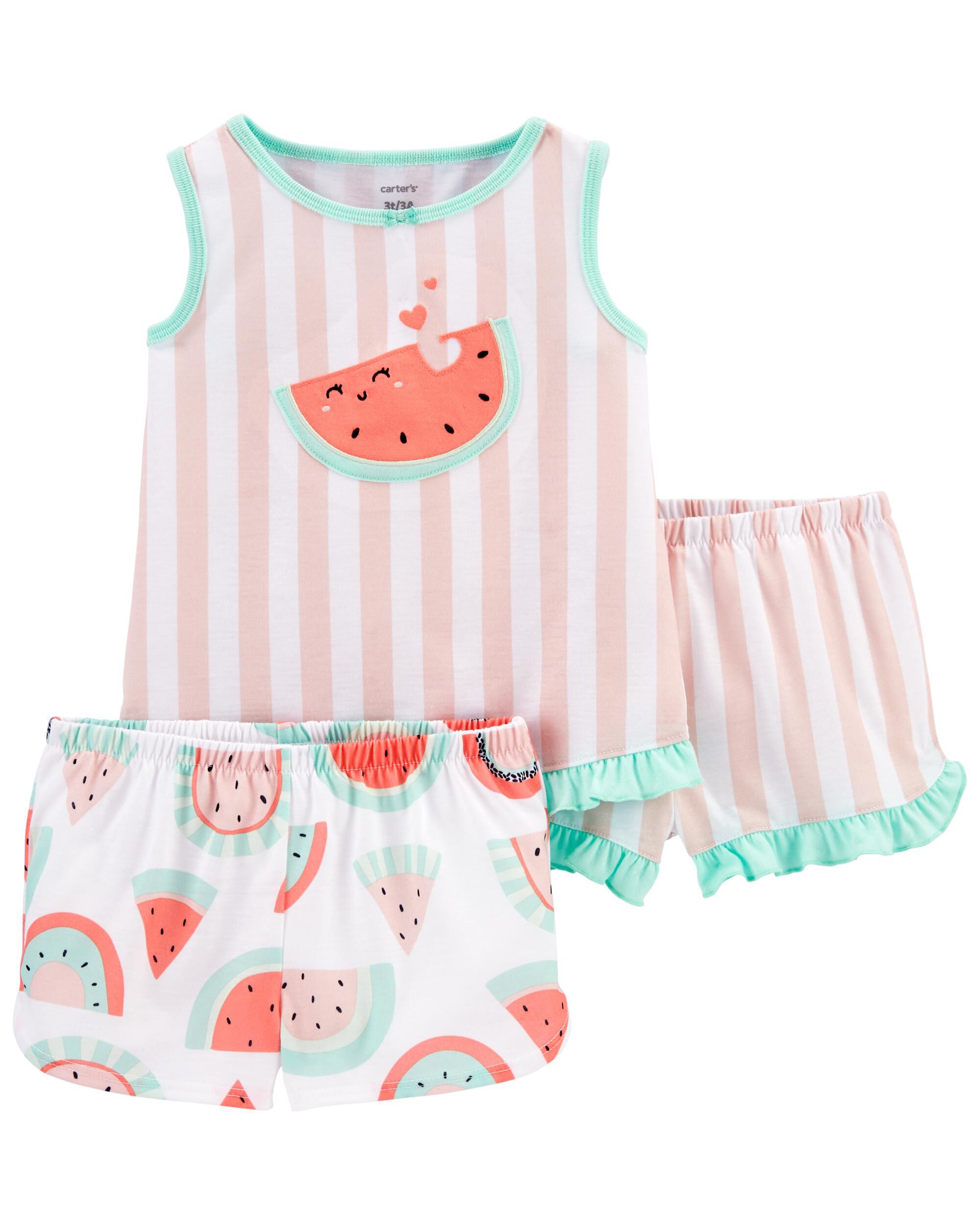 Carters 2025 watermelon pajamas