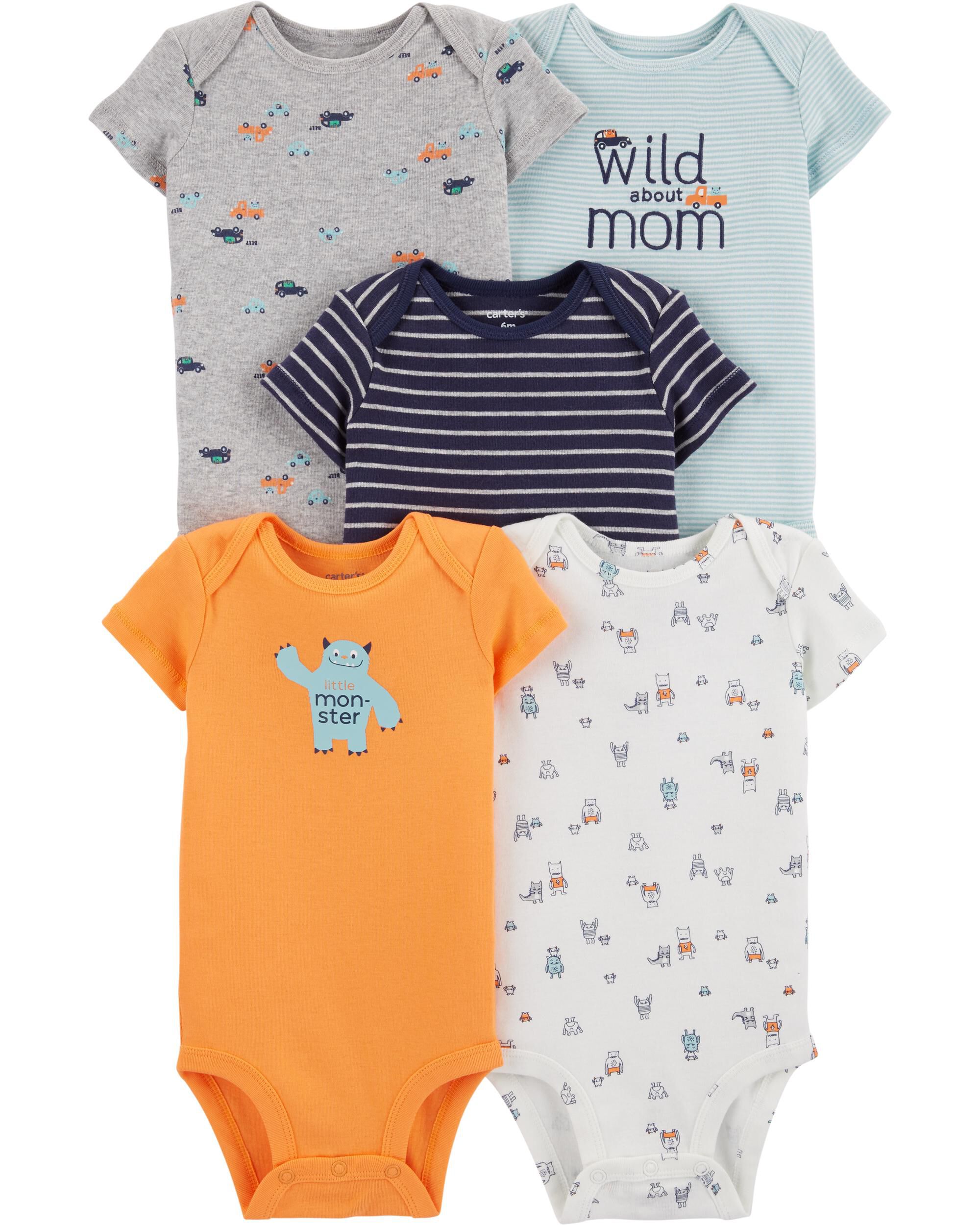 carters organic onesies