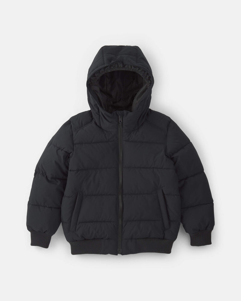 Boys Sleek Bubble Urban Jacket- Black , image 1 of 4 slides