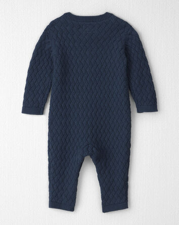 Baby Organic Cotton Sweater Knit Jumpsuit, 