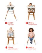 Chaise haute 4-en-1 EON &ndash; Avoine, image 2 sur 4 diapositives