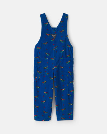 Tout-petit gar&ccedil;on - Salopette en velours c&ocirc;tel&eacute; &agrave; motif avion &ndash; Bleu, 