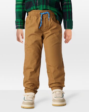 Toddler Pull-On Poplin Pants, 