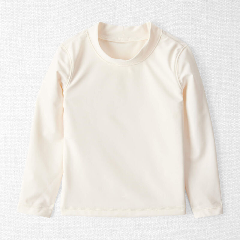 Light Cream Baby Recycled Long Sleeve Swim Rashguard | Carter’s Oshkosh Canada