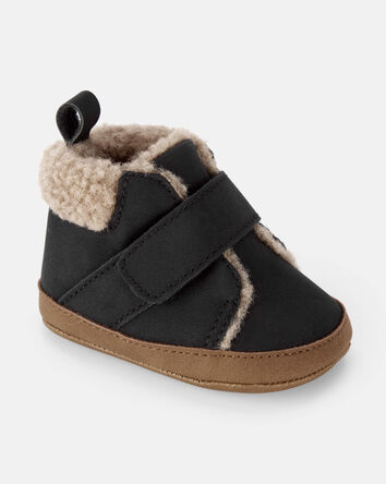 Bébé garçon - Bottes Sherpa - Noir/Marron, 