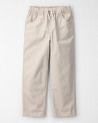 Jeune - Pantalon ample en serg&eacute; de coton biologique, image 1 sur 4 diapositives