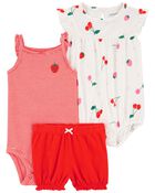 Baby 3-Piece Little Bodysuit Set, image 1 of 4 slides