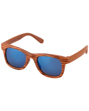 Wood Print Classic Sunglasses, 