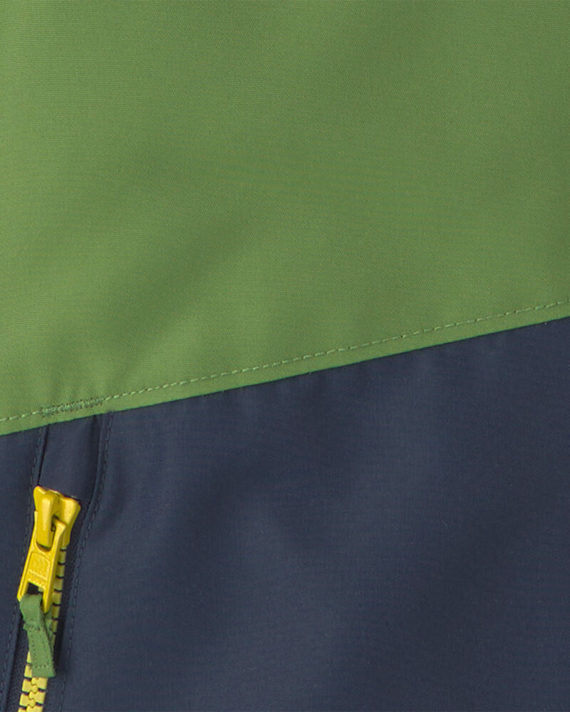 Toddler Boy  2 Piece Snowsuit With Chest Pocket- Green, image 6 of 13 slides