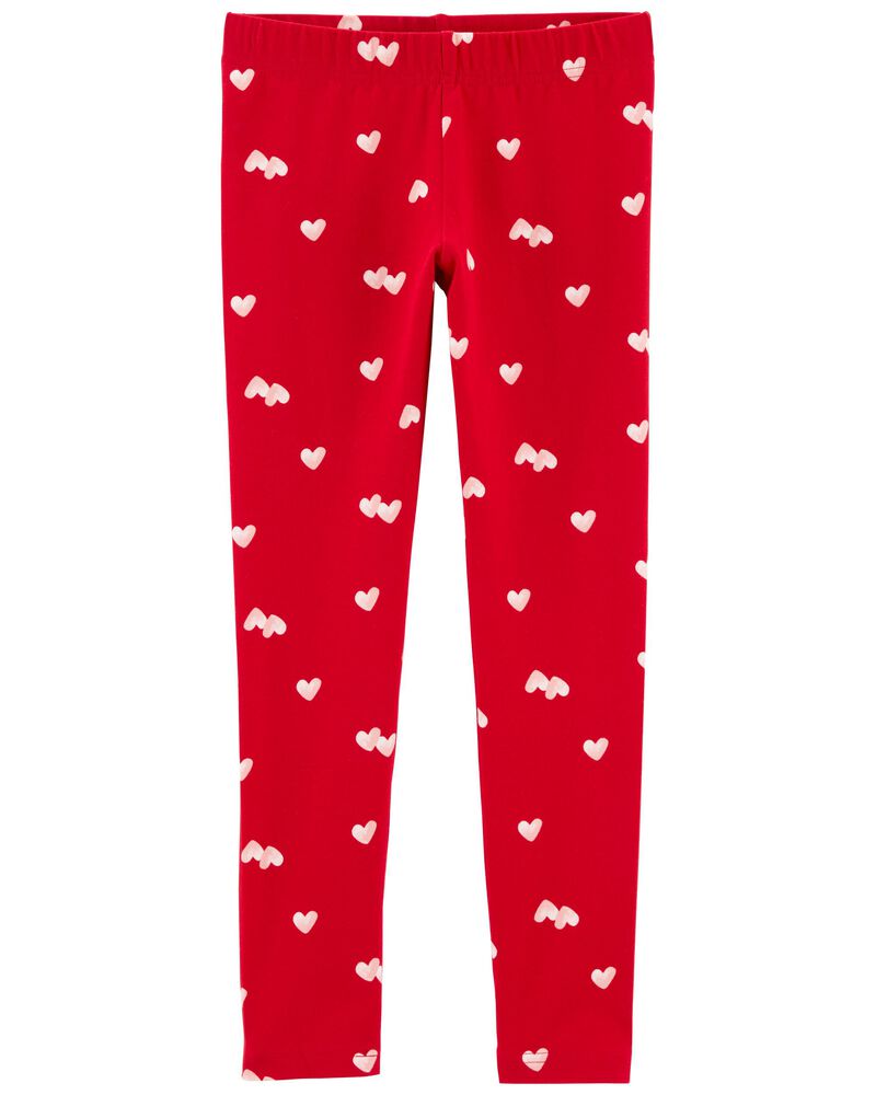 Red Valentine's Day Heart Leggings | carters.com