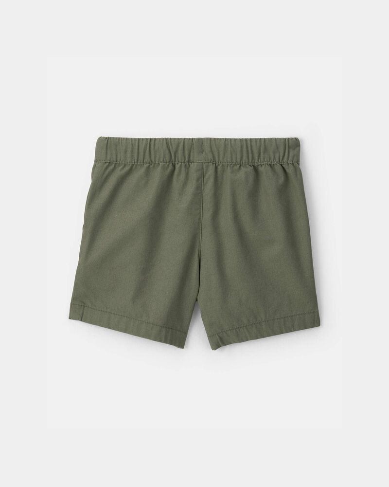 Baby Boy Canvas Shorts - Green, image 2 of 4 slides