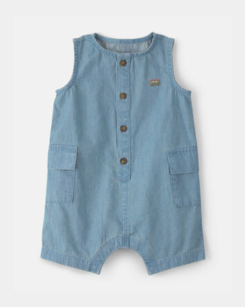 Lot De 2 Salopettes Bébé Garçon 6 Mois - Carter's Et Gymboree - 1 Courte + 1 Longue - Occasion Très Bon état