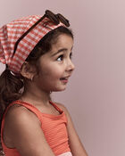 Toddler Girl colourblock Tankini Set - Orange, image 5 of 7 slides
