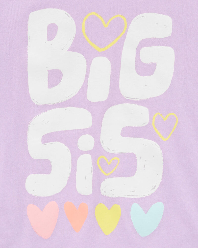 Girls Big Sis Graphic Tee, image 2 of 3 slides