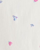 Toddler Girl Winter Print Long-Sleeve Top - White, image 2 of 3 slides