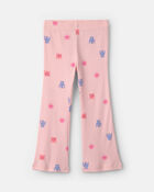 Toddler Girl 2-Piece Monster Heart Fleece Hoodie & Pant Set - Pink/Purple, image 2 of 5 slides
