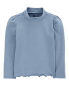 Baby Lettuce-Hem Mock Neck Top
, image 1 of 3 slides