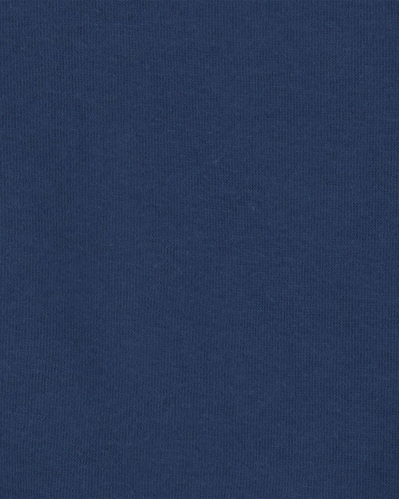Boys Fleece Zip-Up Hoodie - Navy Blue, image 2 of 3 slides