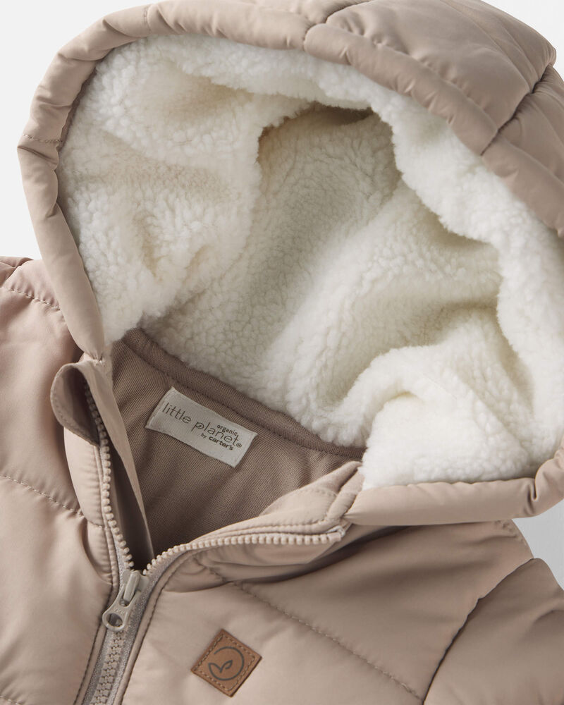 B&eacute;b&eacute; - Combinaison de neige teddy recycl&eacute;e., image 3 sur 4 diapositives