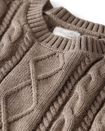 Bébé Chandail en tricot torsadé en coton biologique, 