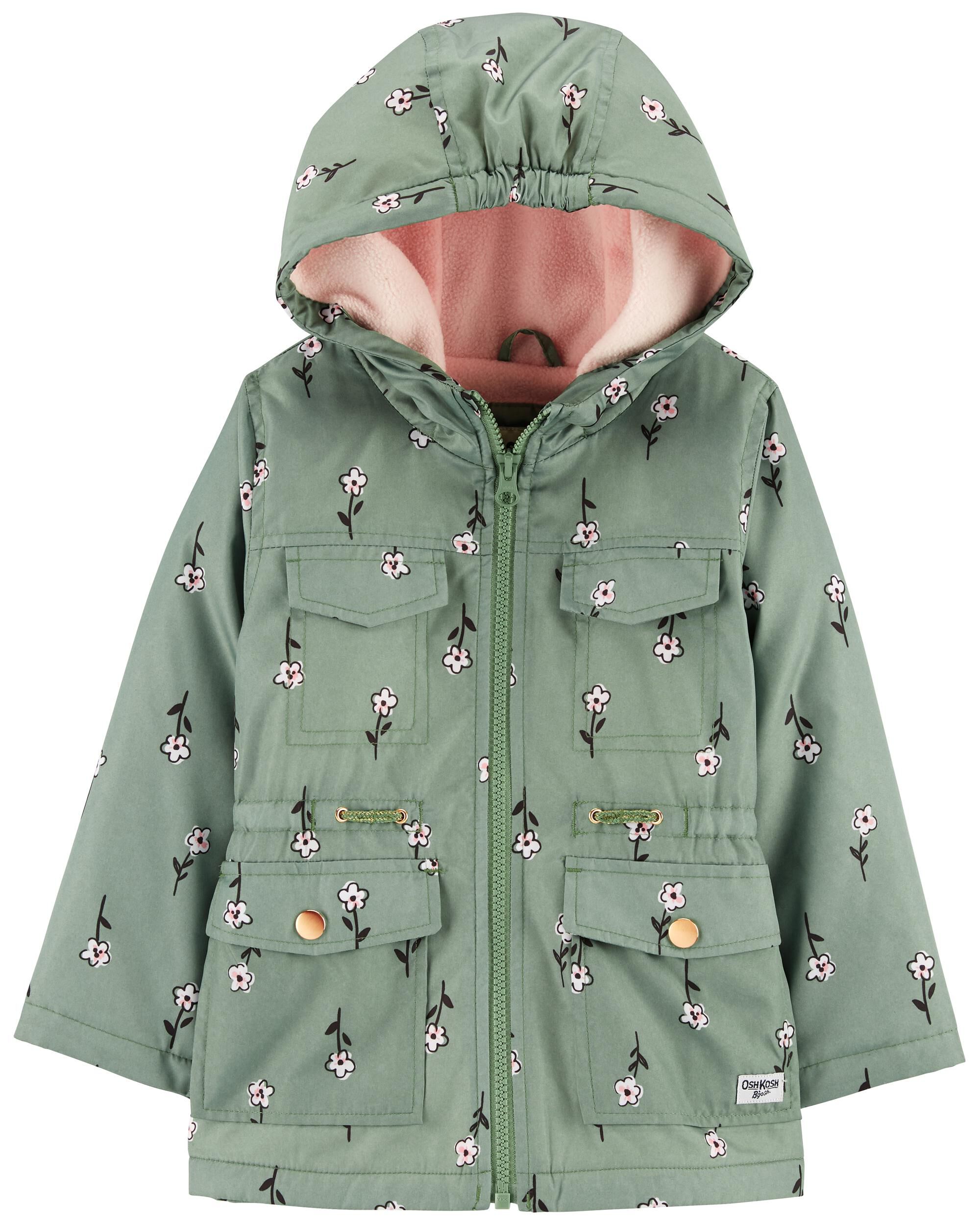 Fleece lined baby jacket best sale