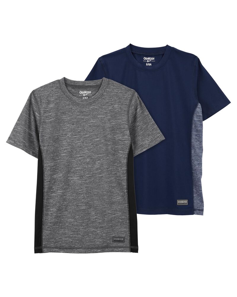 Kid 2-Pack Active Sporty Tees, image 1 of 1 slides