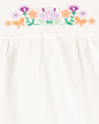 Toddler 2-Piece Floral Flutter Top & Poplin Shorts Set
, image 2 of 5 slides