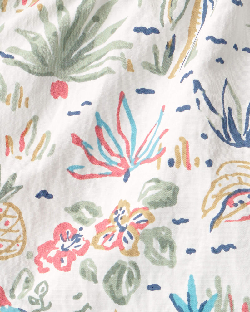 Baby Boy Recycled Swim Trunks in Tropical Paradise Print, image 4 of 5 slides