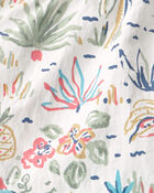 Baby Boy Recycled Swim Trunks in Tropical Paradise Print, image 4 of 5 slides
