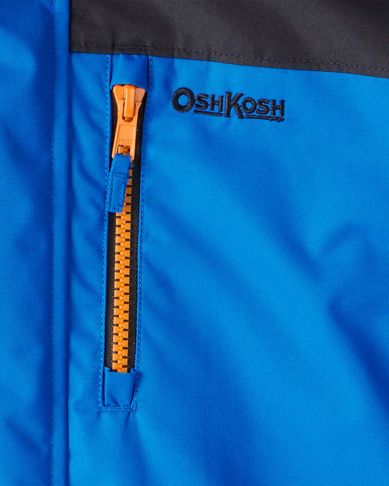Boys Boy Parka Hooded Winter Jacket - Blue, image 3 of 3 slides