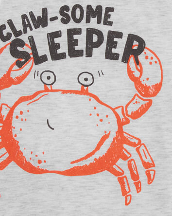 3-Piece Crab Loose Fit Pyjama Set, 