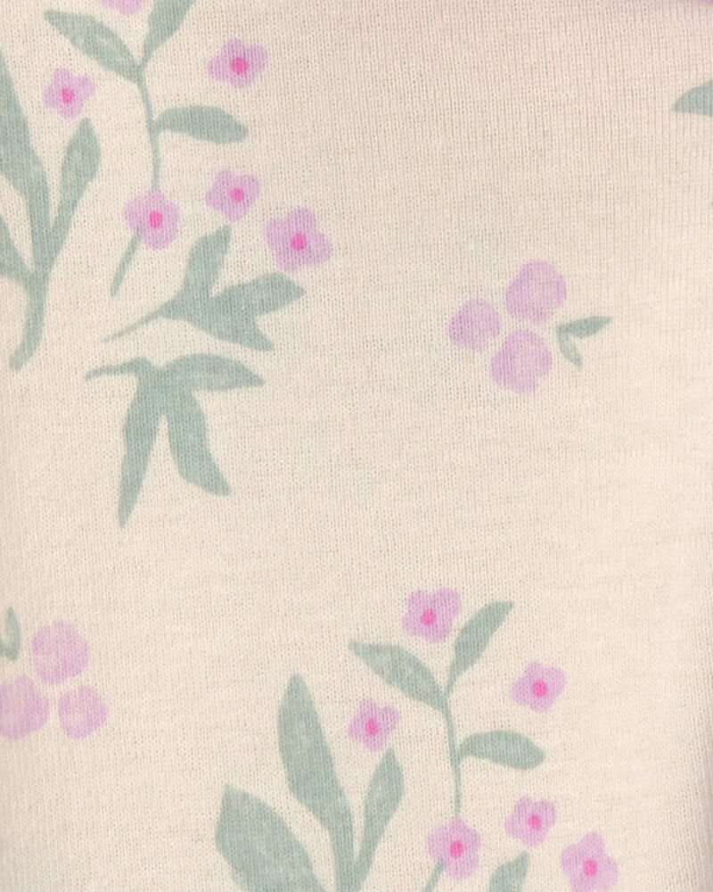 Baby Girl 4-Piece Long-Sleeve Top & Pant Set - Purple, image 3 of 4 slides