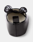Baby Girl Bow Shiny Mary Jane Dress Shoes - Black, image 3 of 6 slides