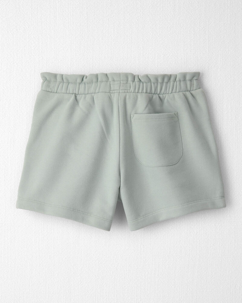 Filles - Short en jersey bouclette fait avec du coton biologique, image 3 sur 4 diapositives