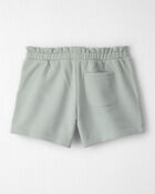 Filles - Short en jersey bouclette fait avec du coton biologique, image 3 sur 4 diapositives