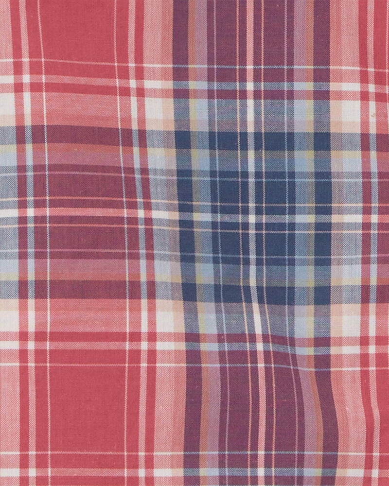 Toddler Plaid Button-Front Shirt, image 3 of 4 slides