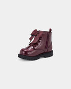 Tout-petit fille - Bottes mode &ndash; Bourgogne, image 6 sur 6 diapositives