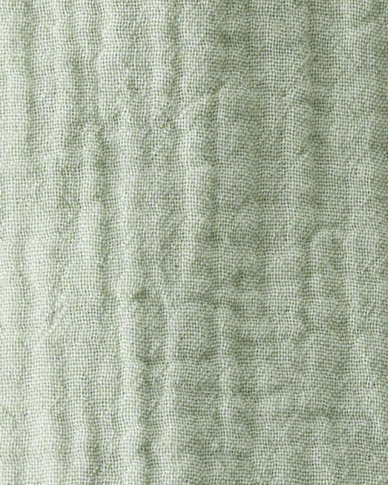 Enfant en bas âge Ensemble 2 pièces en gaze de coton biologique, image 4 sur 6 diapositives