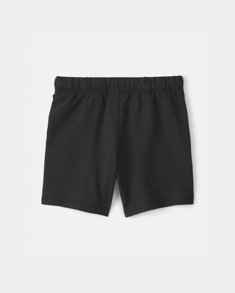 Gar&ccedil;ons - Shorts en Jersey bouclette - Noir, image 2 sur 3 diapositives