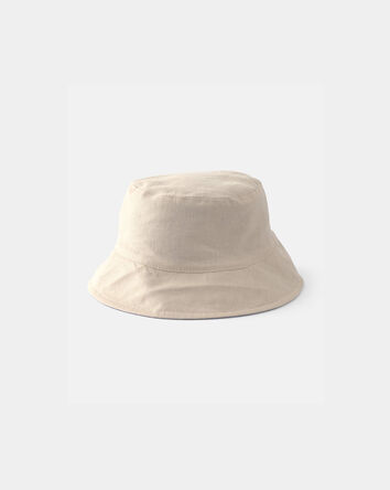 Baby Boy Boy Reversible Bucket Hat- Khaki/Blue , 