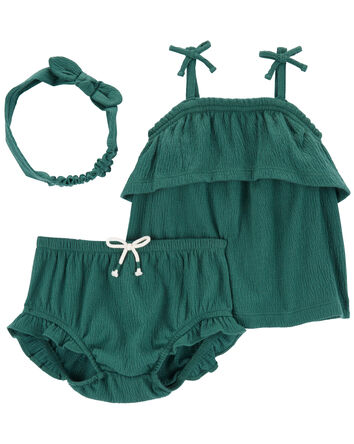 3-Piece Crinkle Jersey Outfit Set, 