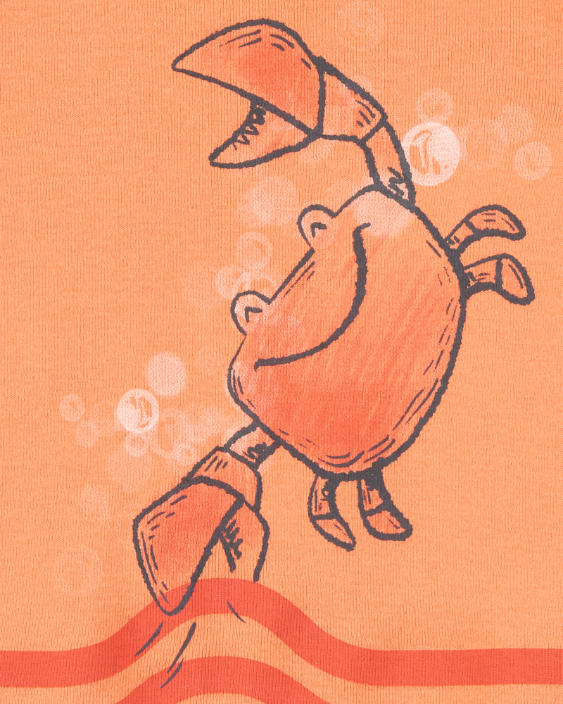 Baby 4-Piece Beach Crab 100% Snug Fit Cotton Pyjamas, image 3 of 4 slides