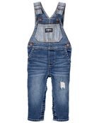 Bébé Salopette en denim usé, image 1 sur 5 diapositives