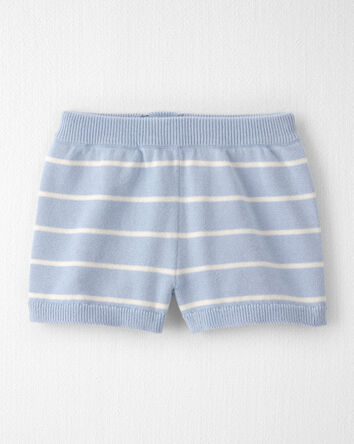 Baby Boy 2-Piece Organic Cotton Striped Shorts Set, 