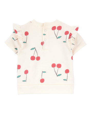 Baby 3-Piece Cherry Outfit Set - Red/Ivory, 