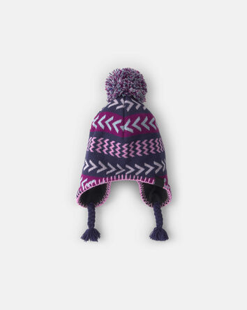 Tout-petit fille - Tuque Booster Kombi - Mauve, 